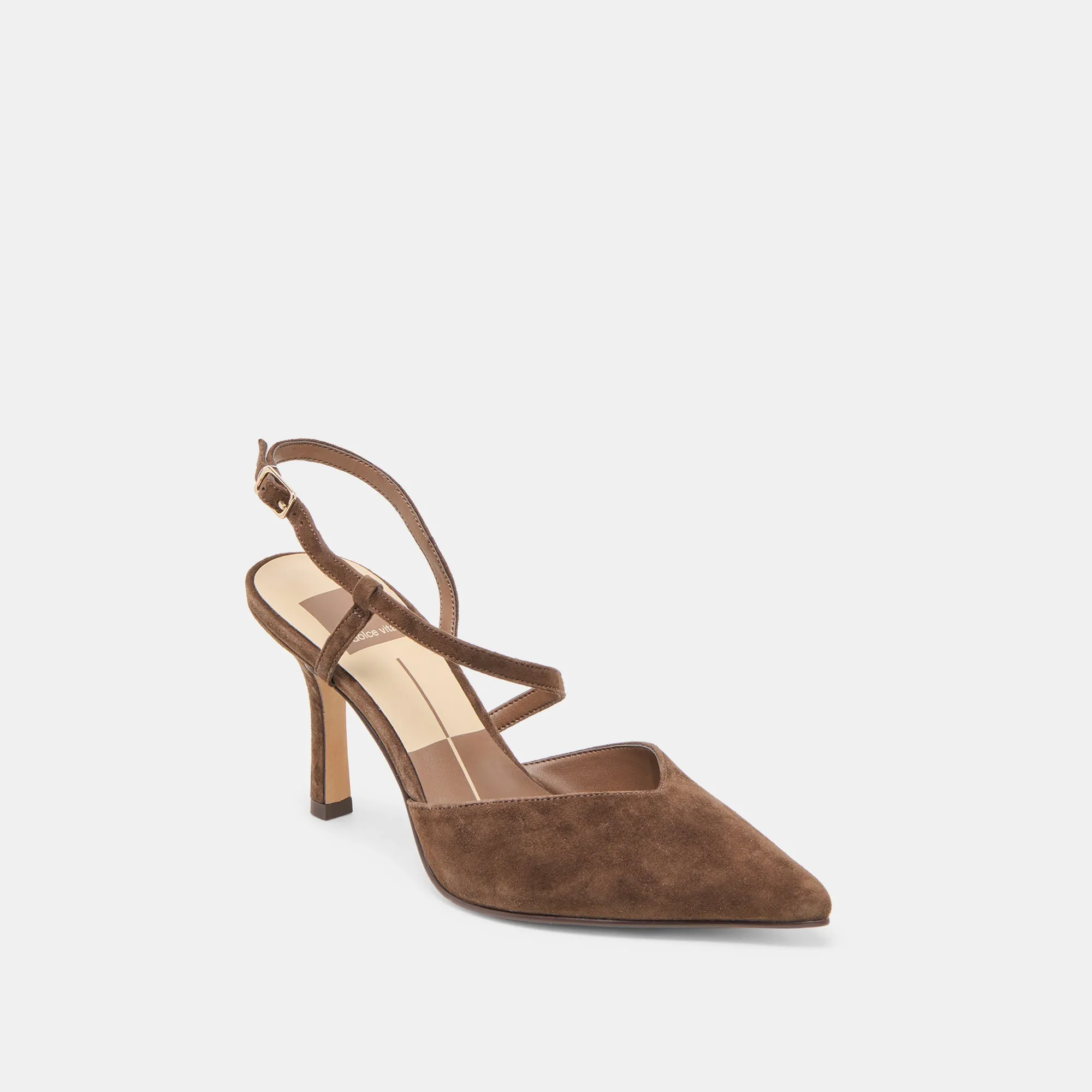 Holiday Heels KAMRA HEELS DK BROWN SUEDE