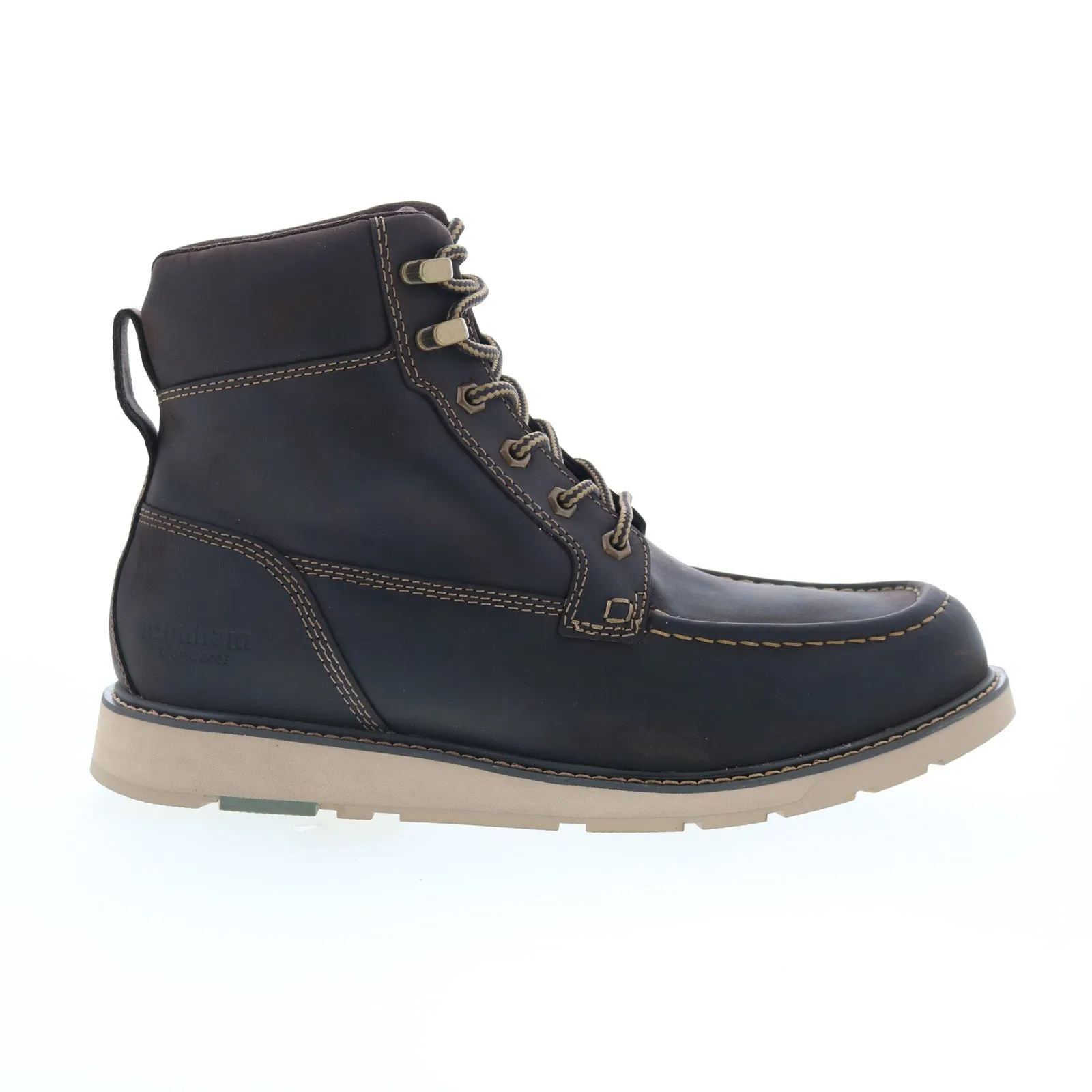 Moisture wicking Dunham Brisco Waterproof Lace Up Mens Brown Extra Wide 4E Boots