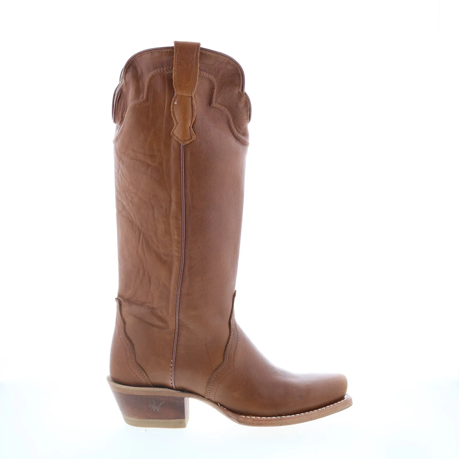 All Fit Secure Hold Outlaw Ladies Adrian Tan 70114 Womens Brown Leather Slip On Western Boots