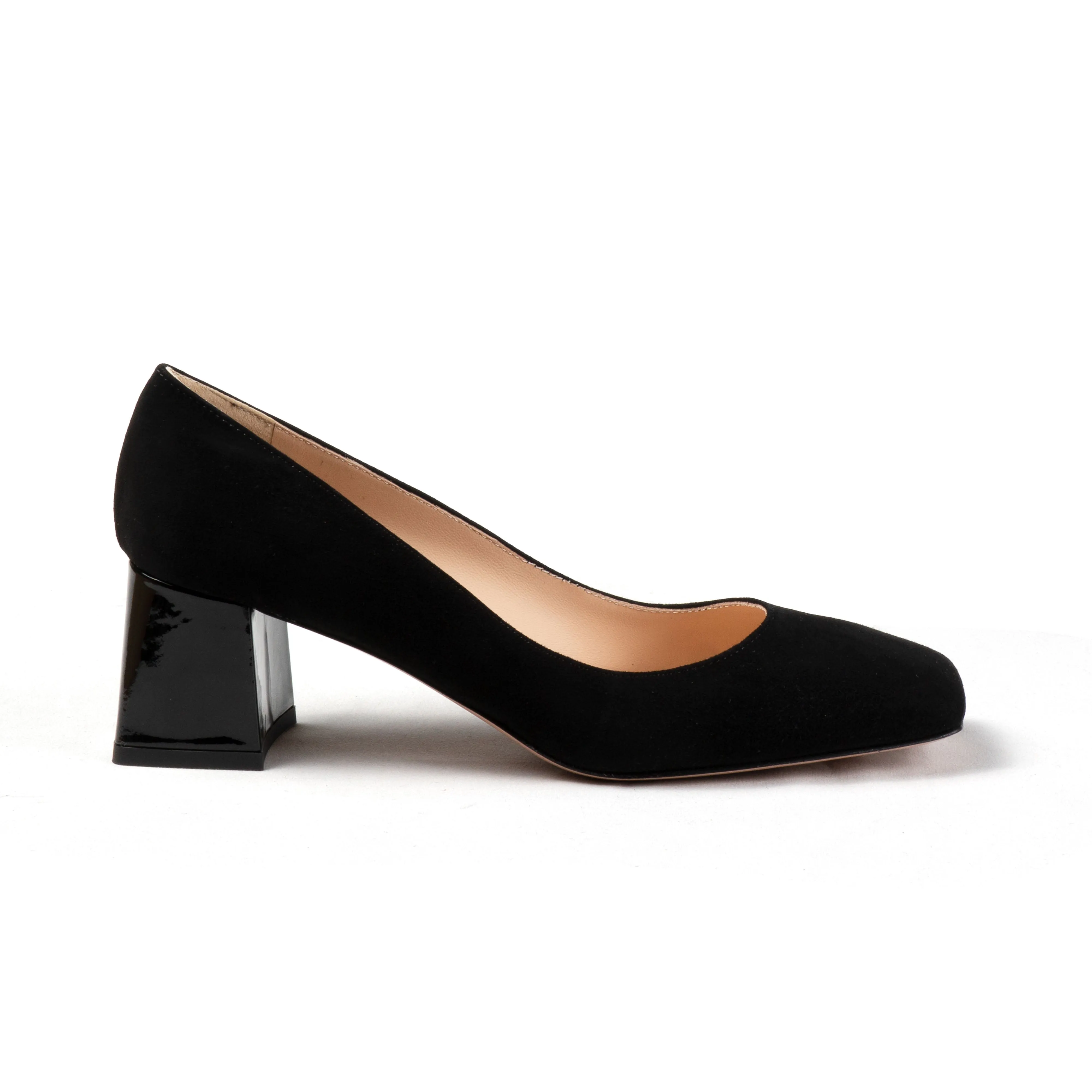 POLLY BLOCK HEEL PUMPS Comfortable Stilettos
