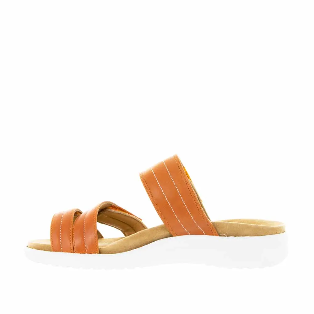 ZIERA BARBRA NEW ORANGE WHITE SOLE Vital Step