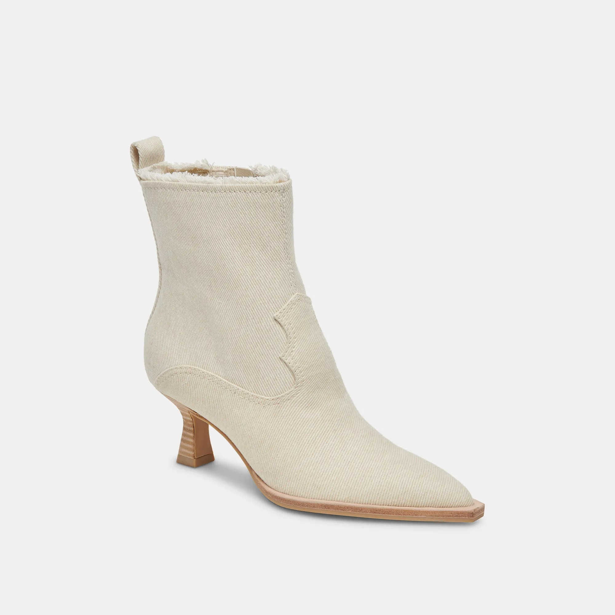 AUSTIN BOOTS IVORY DENIM Secure Hold