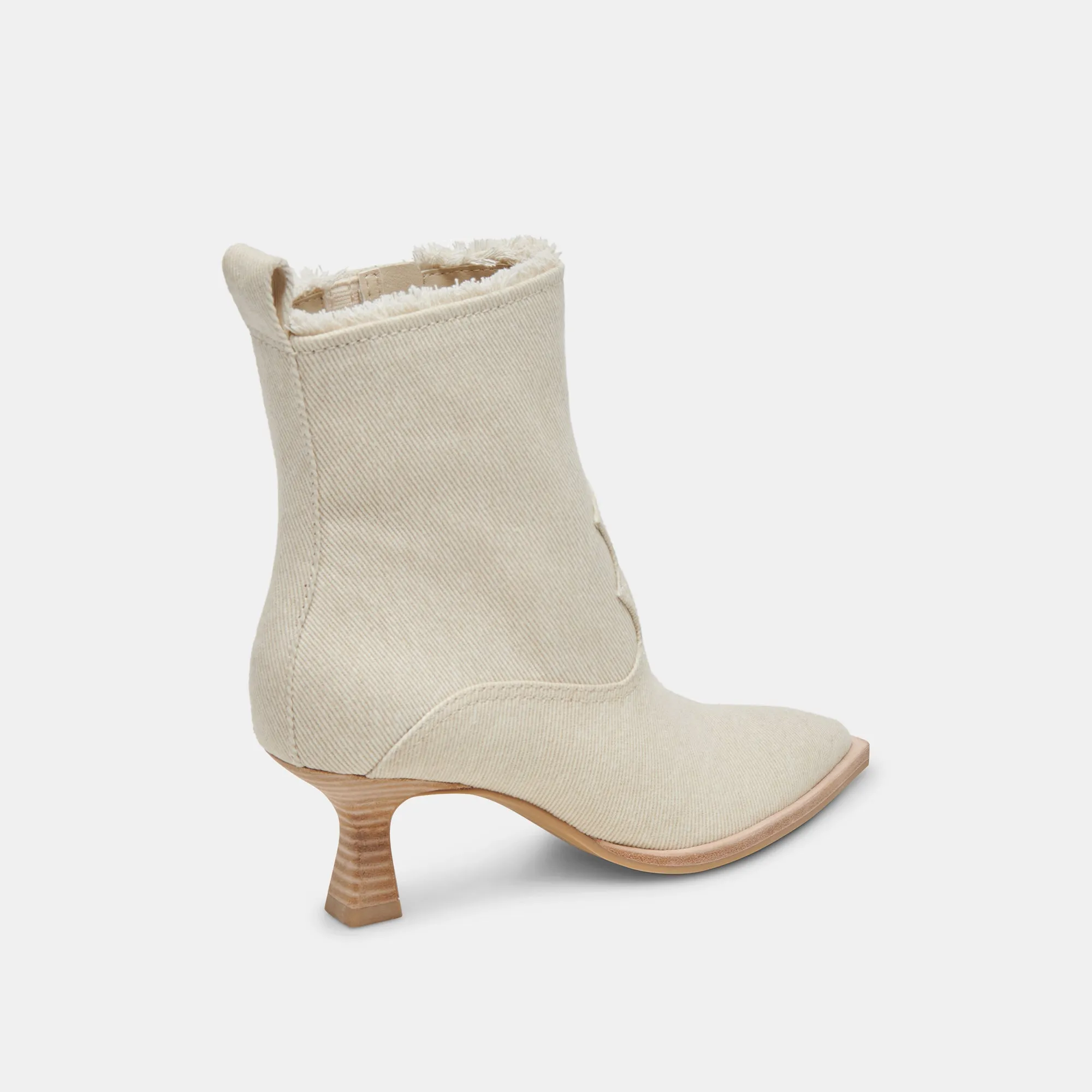 Comfortable Flex Lightweight Sole AUSTIN BOOTS IVORY DENIM