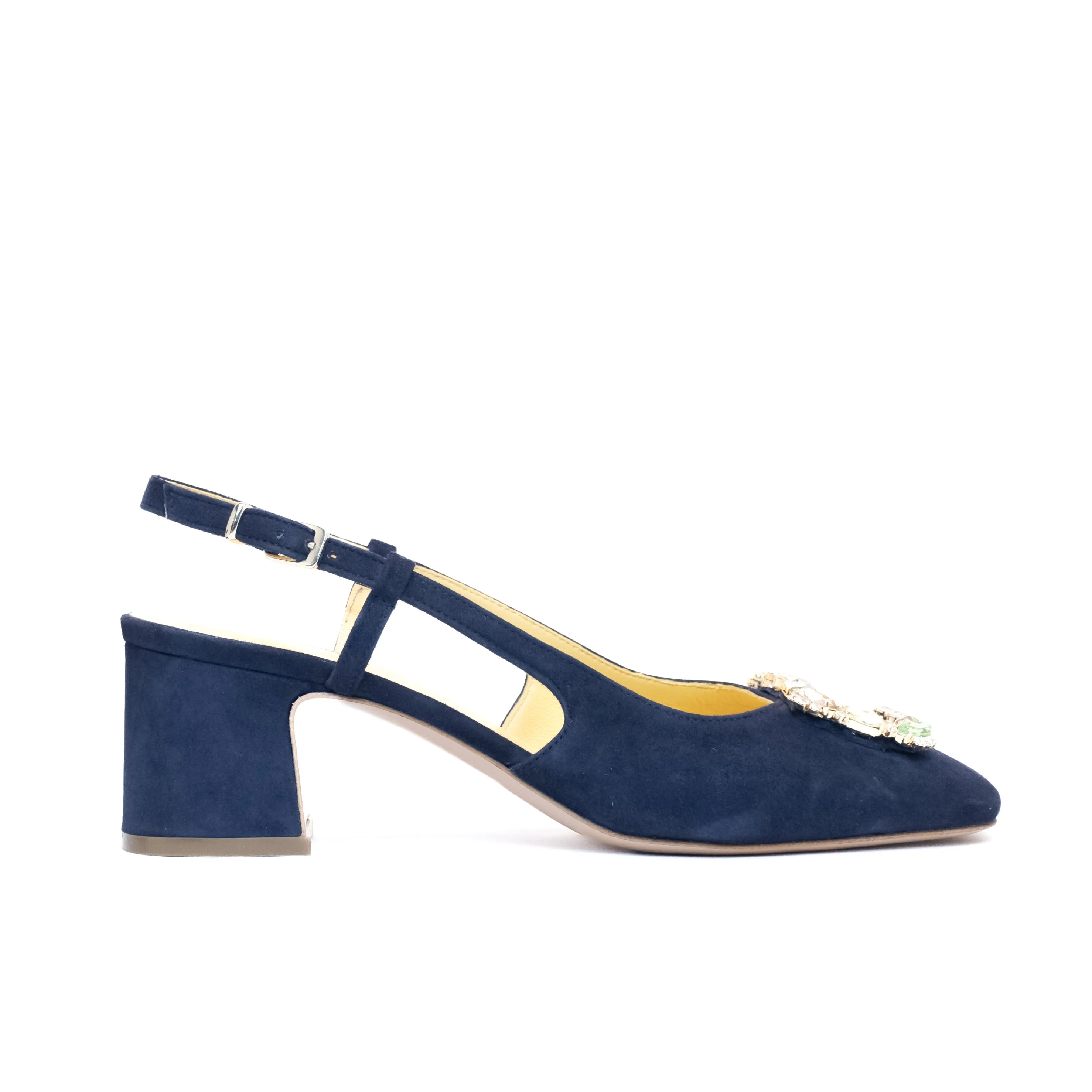 Flex grooves Luxury Leather Pumps OPERA SLINGBACK