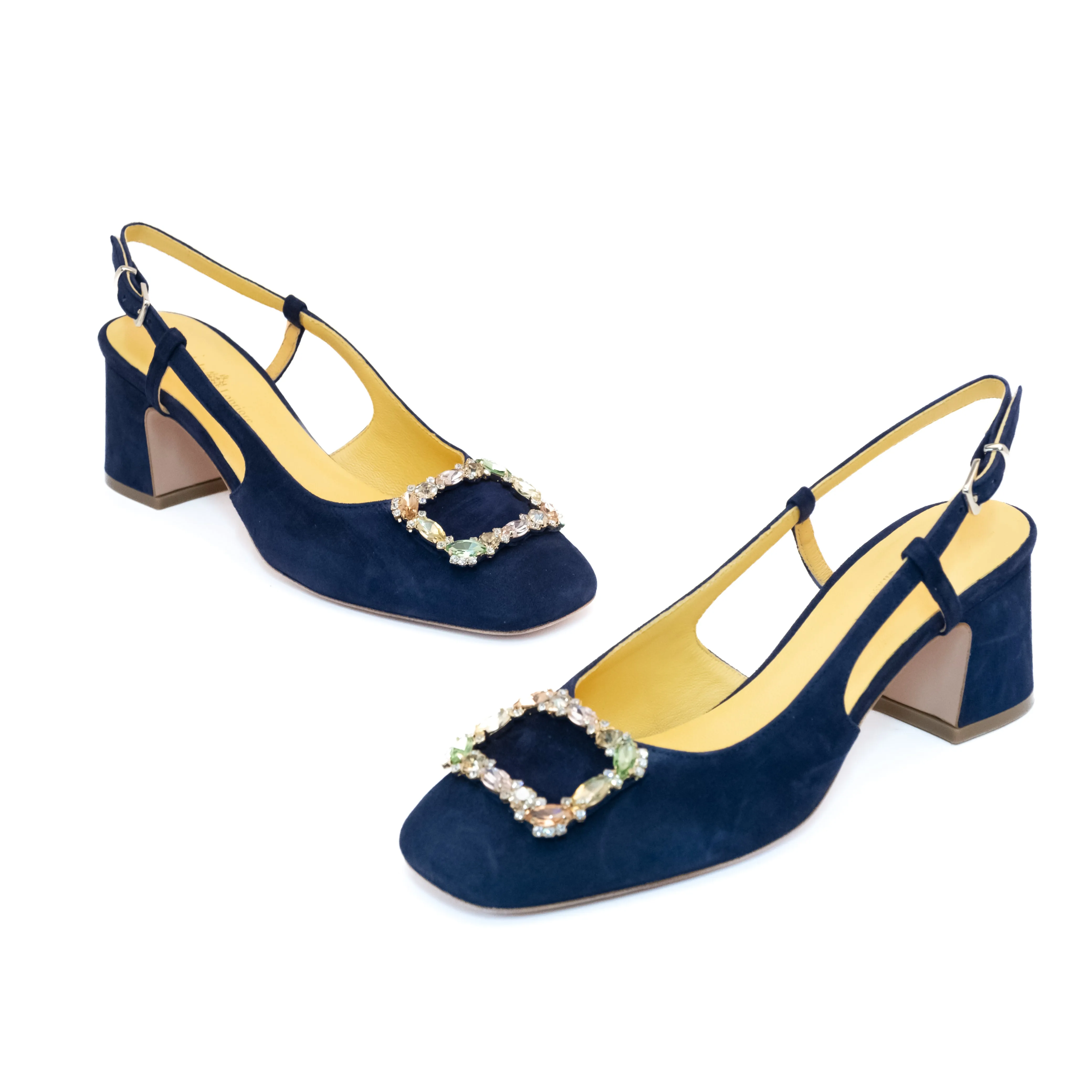 OPERA SLINGBACK Wide Fit Heels Slip Resistant Outsole