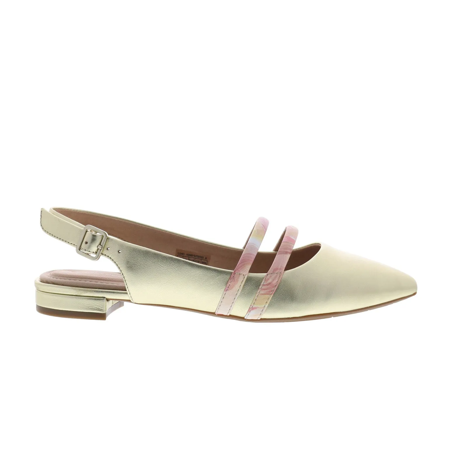 Rockport Oh Joy! Farrah 2-Strap CJ2461 Womens Gold Leather Strap Heels Shoes Bridal Wedding Heels Luxe Boots with Heels