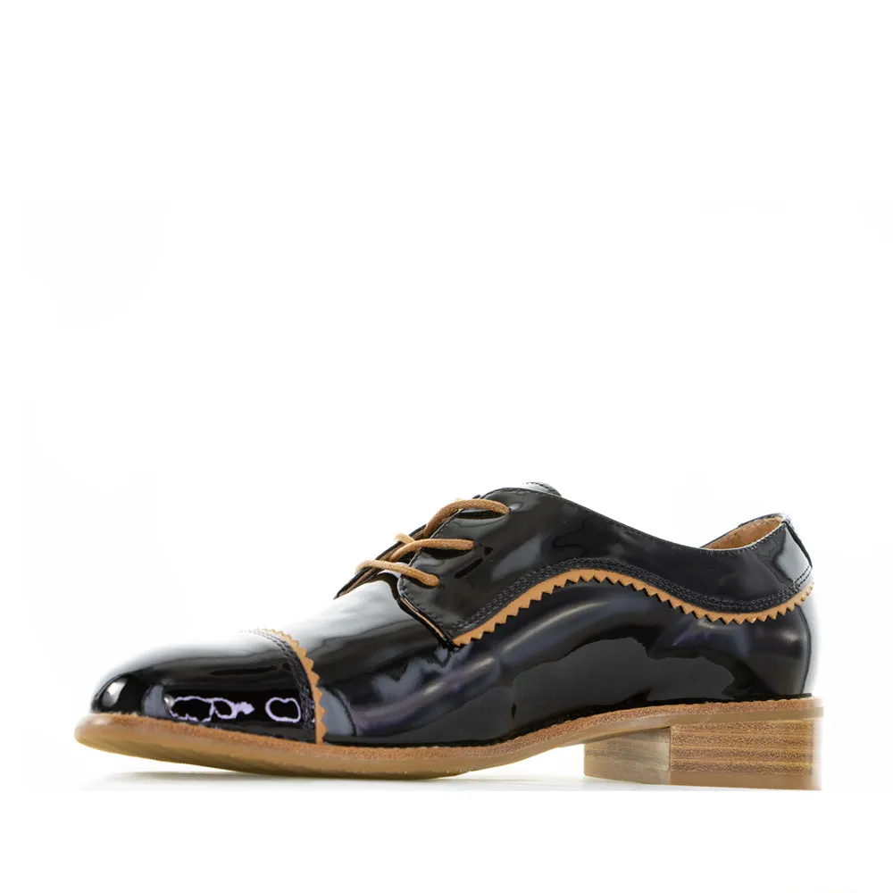 Luxurious breathability Designer Style BRESLEY ALPOPO BLACK PATENT