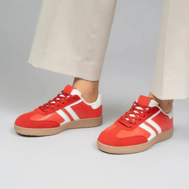 LE SANSA JASPER RED thin heel professional athletes' gear