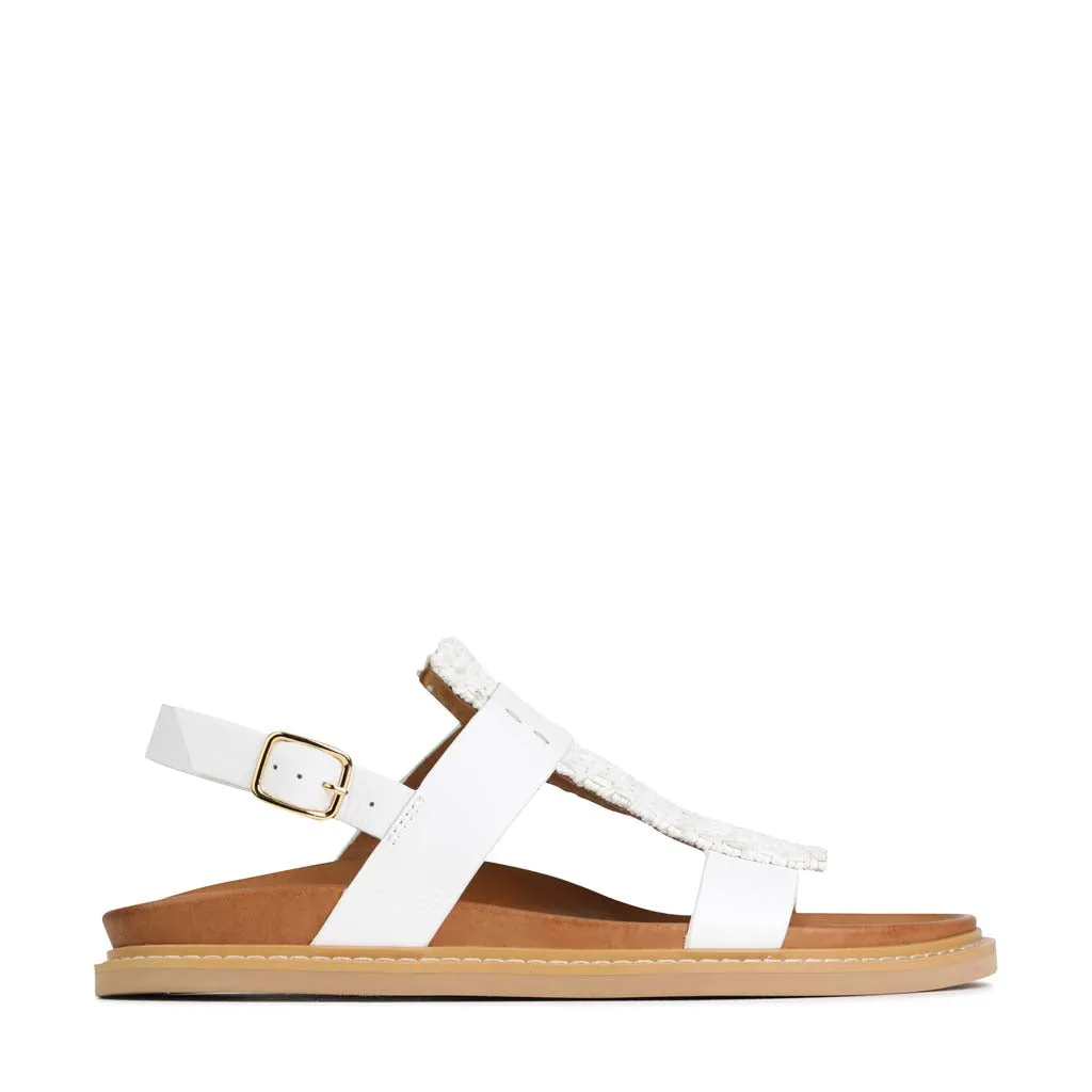 football players WEAVERS LEATHER SLING BACK SANDALS