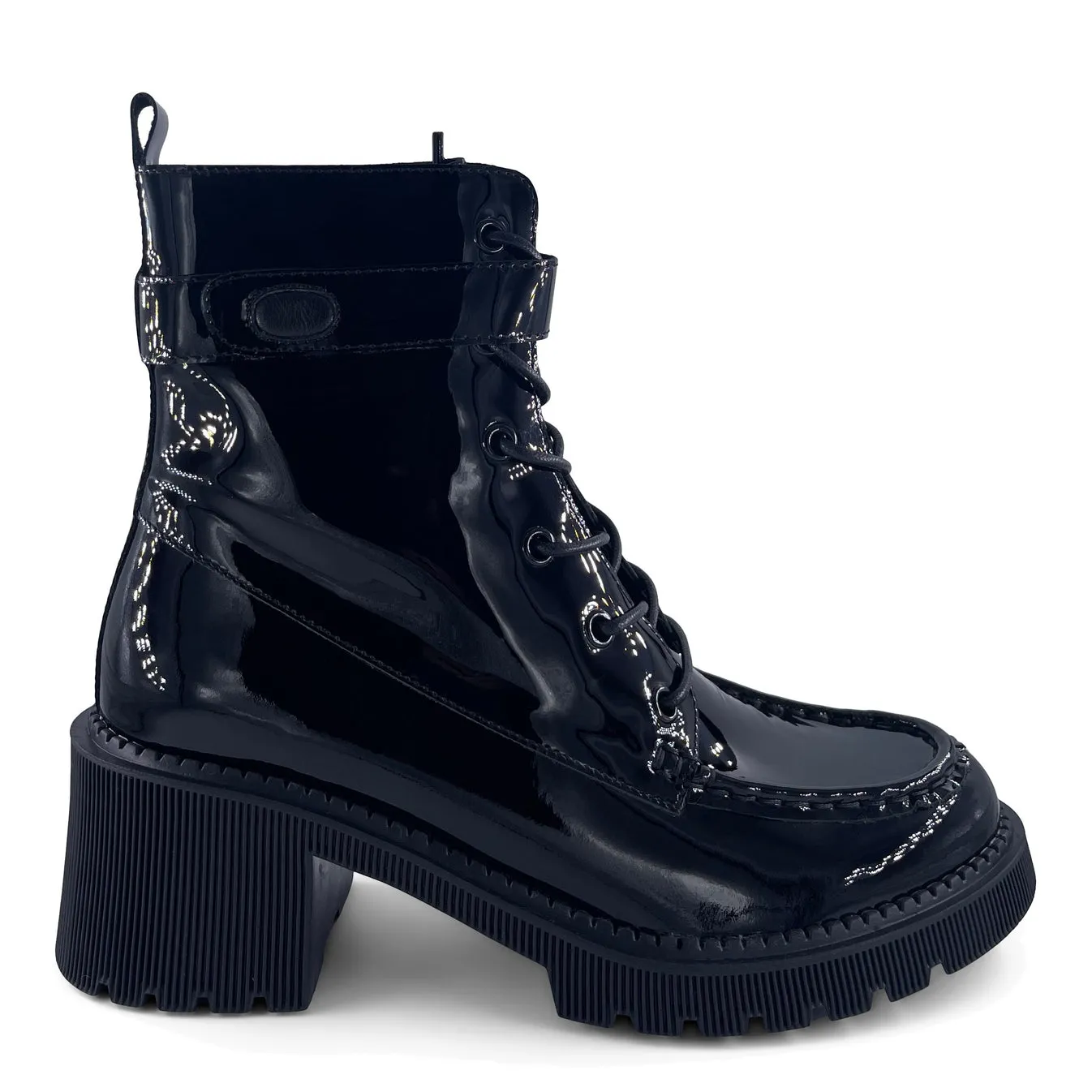 DJANGO & JULIETTE ZIVEN BLACK PATENT Hunting Trip non-slip