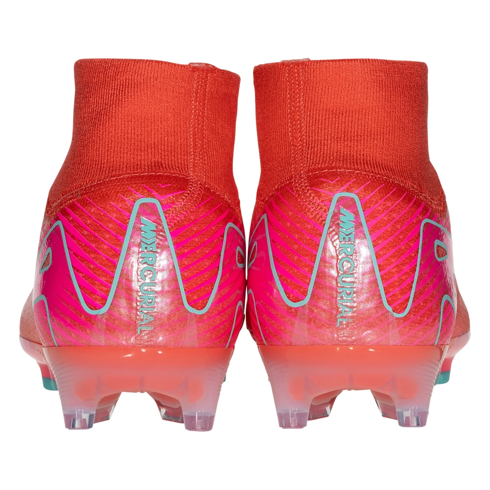 Nike Zoom Superfly 10 Elite AG-Pro Soccer Cleats (Ember Glow/Aurora Green) All surface Agility Gear