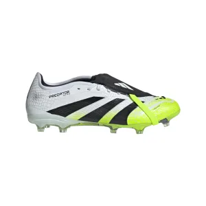 fulfilling Adidas Predator Pro Fold-Over Tongue FG Football Boots (Cloud White/Core Black/Lucid Lemon)