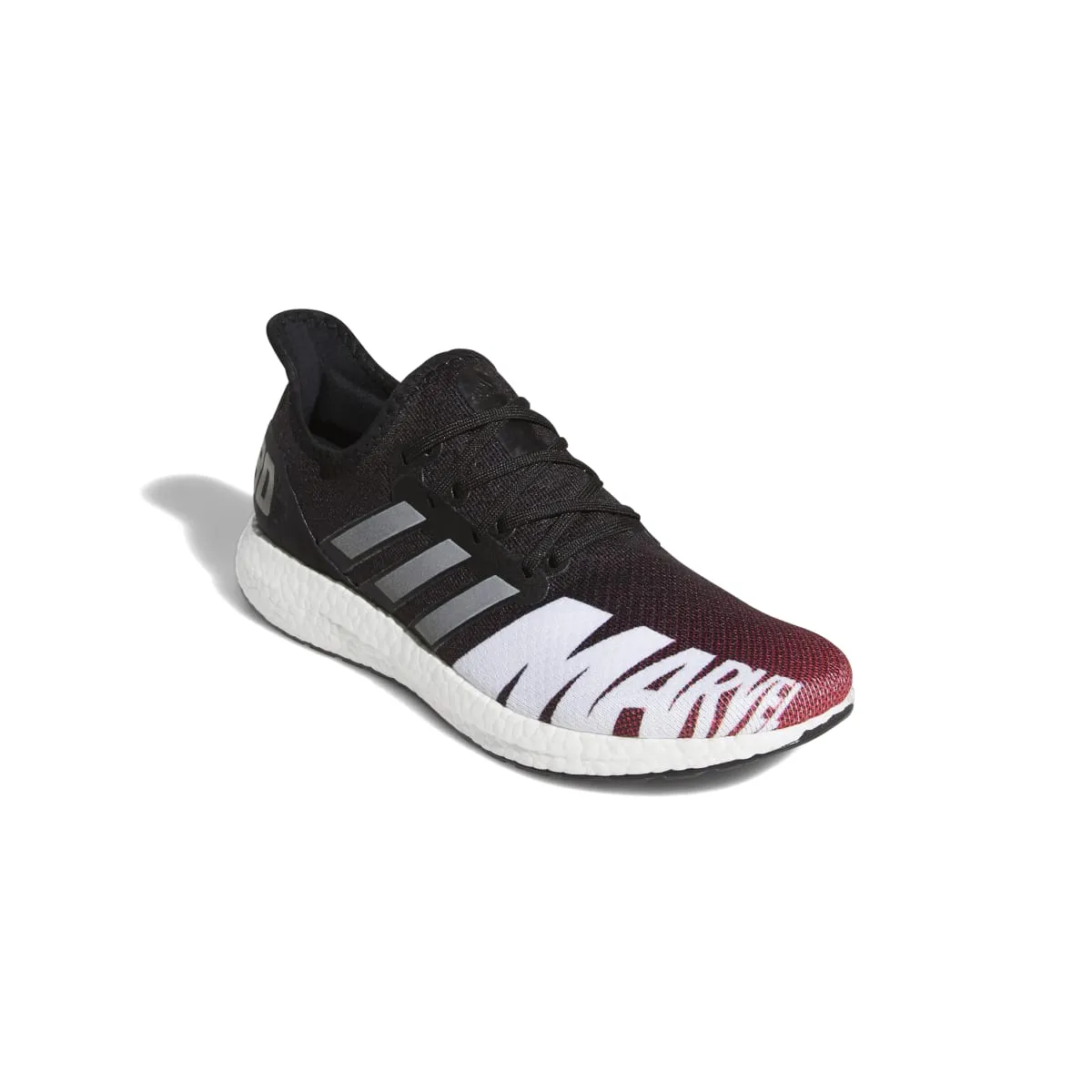 quiet - operation - noiselessness shoes ADIDAS FY3005 AM4 MARVEL 80 VOL. 1 MN'S (Medium) Black/Red Textile Running Shoes