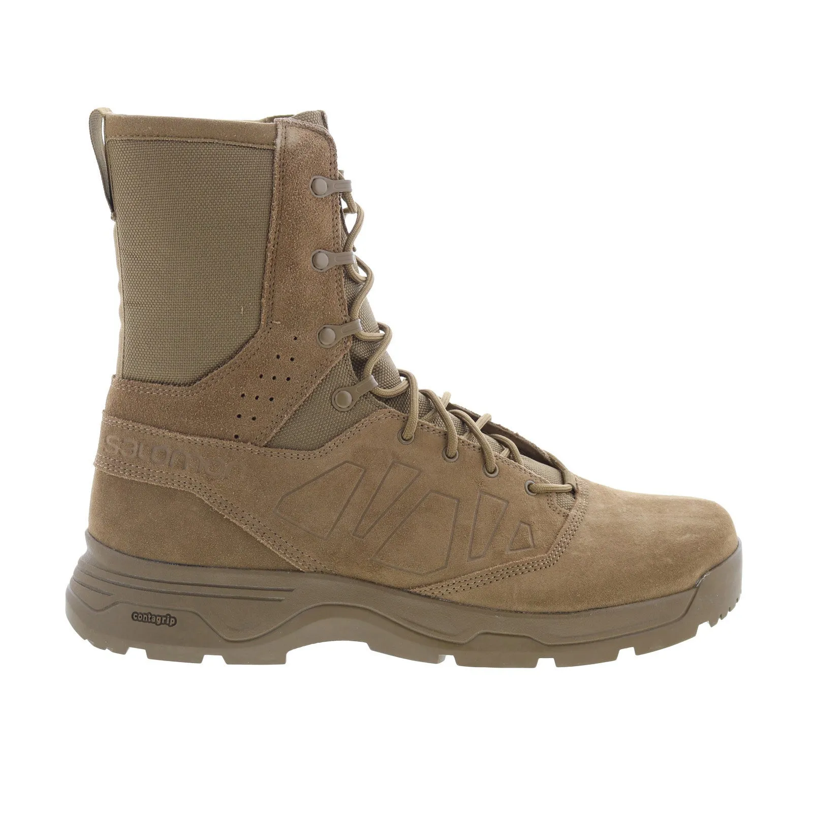 Salomon Guardian 400358 Mens Brown Suede Lace Up Tactical Boots Transitional Season Soft outsole