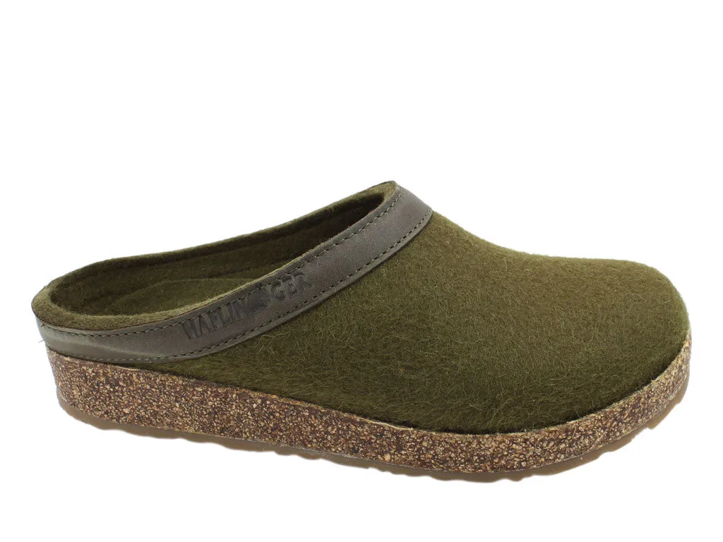 Haflinger Clogs Grizzly Torben Olive Timeless Fit