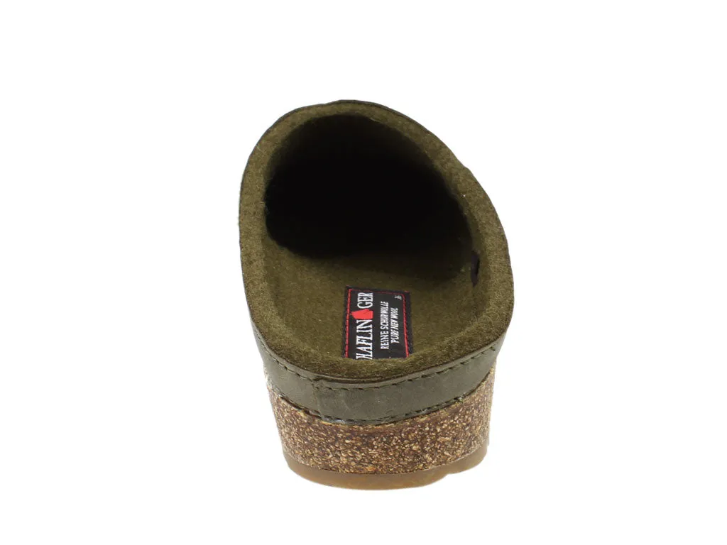 Haflinger Clogs Grizzly Torben Olive Arch Care Party Glow
