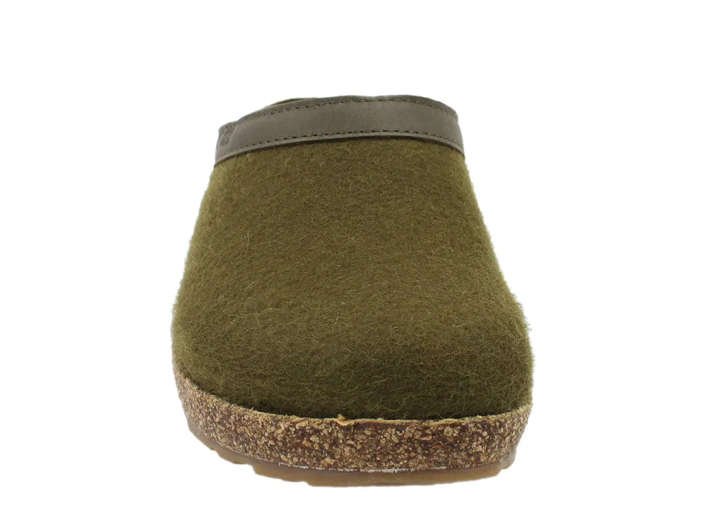 Haflinger Clogs Grizzly Torben Olive Fresh Tone