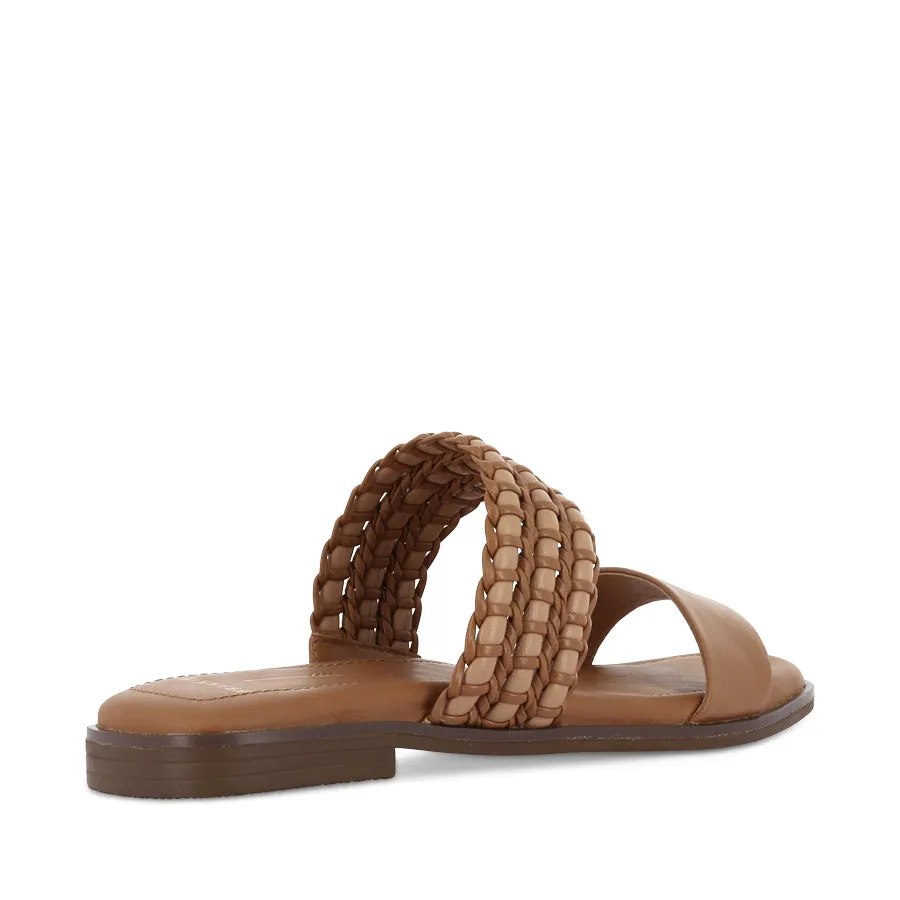 moisture - wicking SLOANE - TAN WEAVE LEATHER