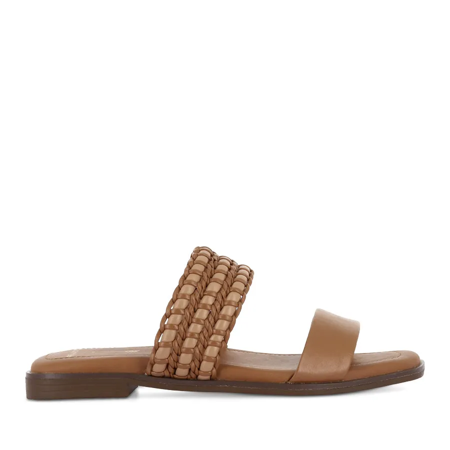 SLOANE - TAN WEAVE LEATHER grip - level