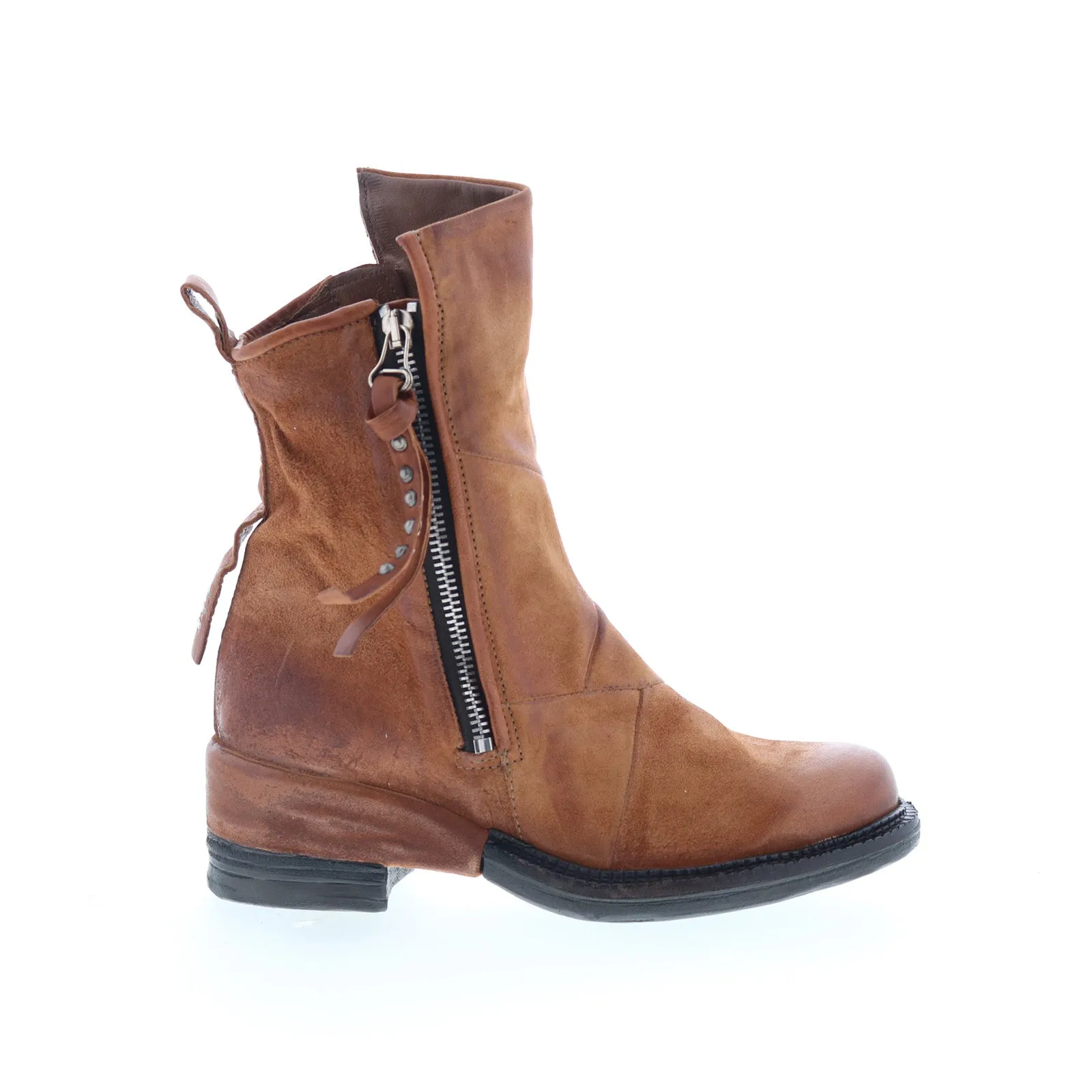 Ultimate Durability A.S. 98 Stratford Womens Brown Leather Zipper Casual Dress Boots