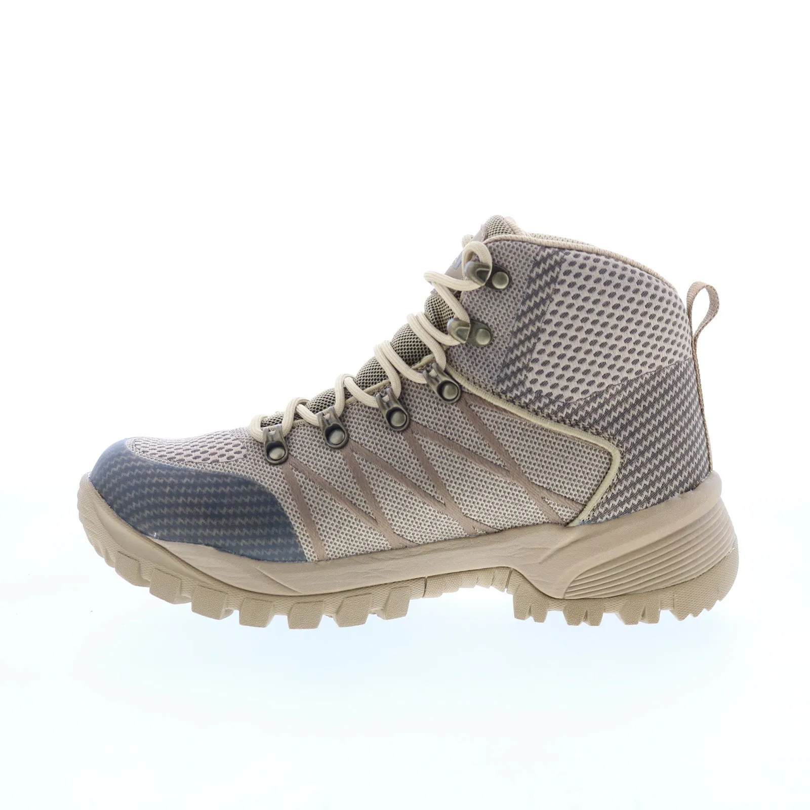 Propet Traverse MBA042KSAB Mens Brown Extra Wide 3E Mesh Hiking Boots City Travel