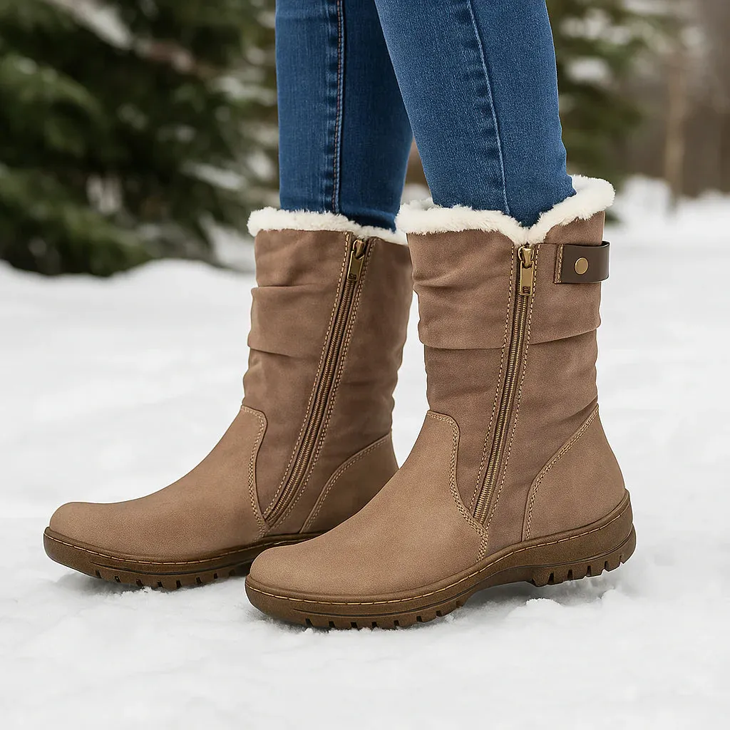 CC RESORTS GOOSE TAUPE Padded Footbed Combat Look