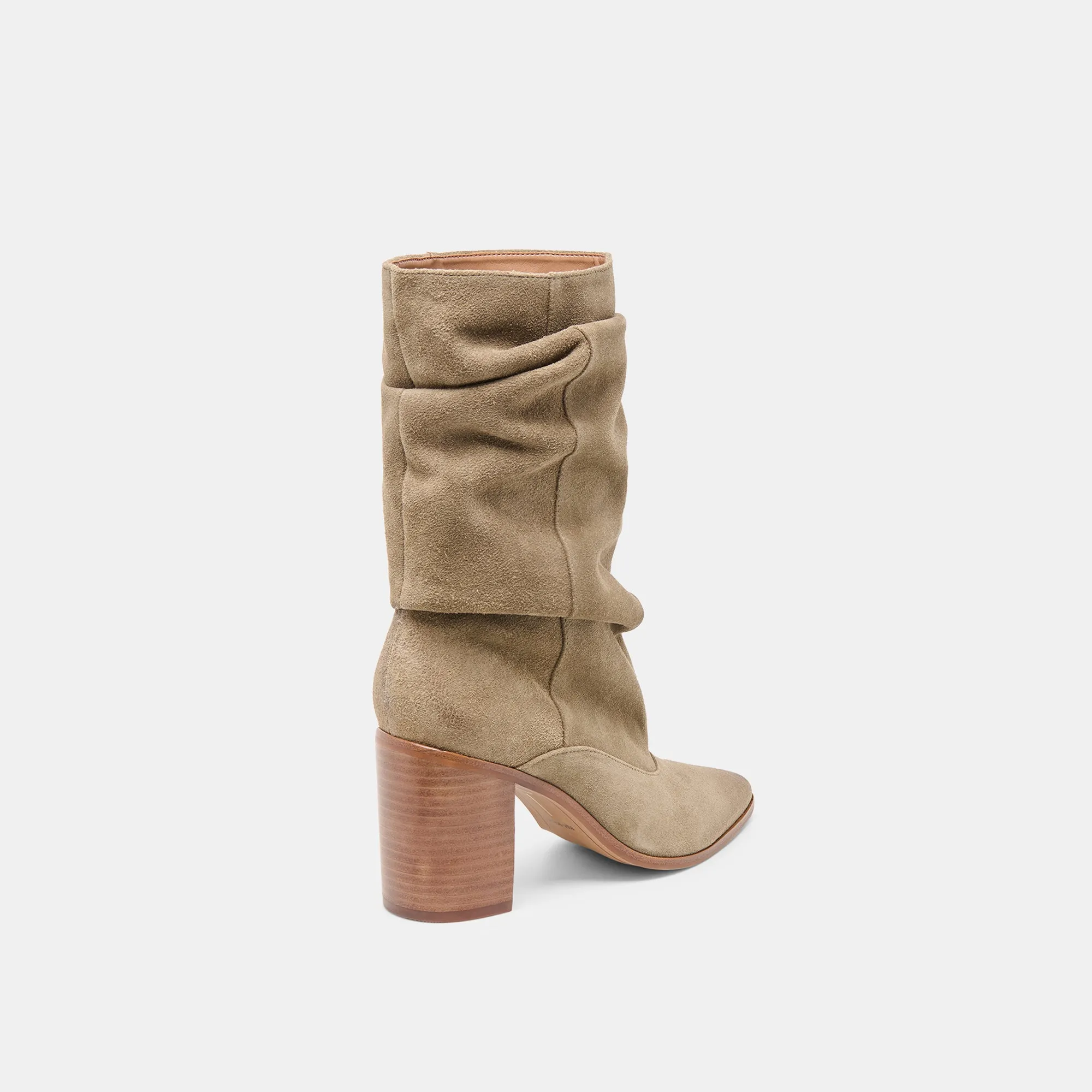 TALINA BOOTS OLIVE SUEDE Street Ready
