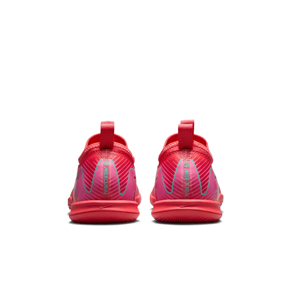 Grip Hold Balance Fit Nike Jr. Mercurial Vapor 16 Academy IC Indoor Football Shoes (Ember Glow/Aurora Green)