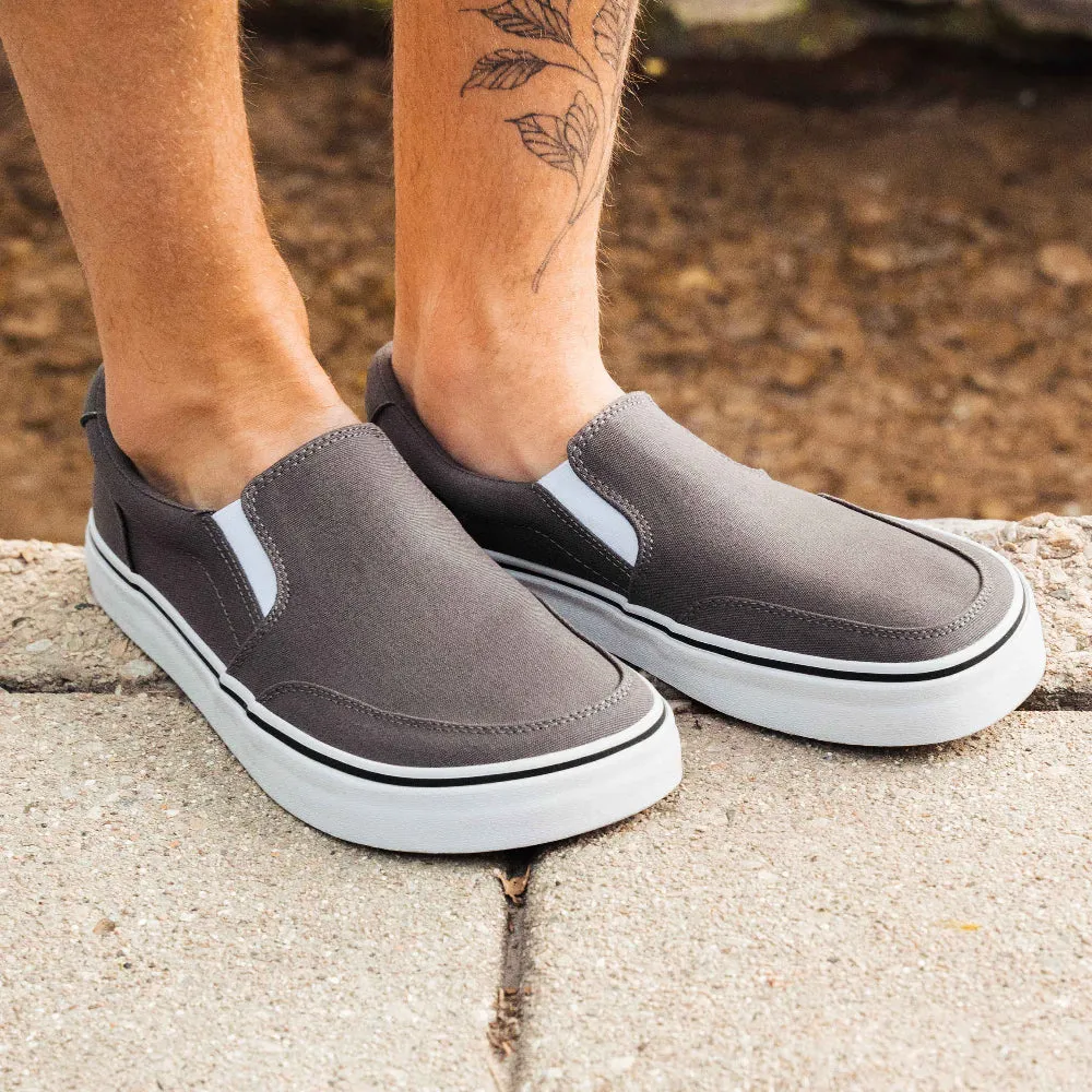 Leather Touch Hero Mode STREETSTYLE Slip-On Gunmetal