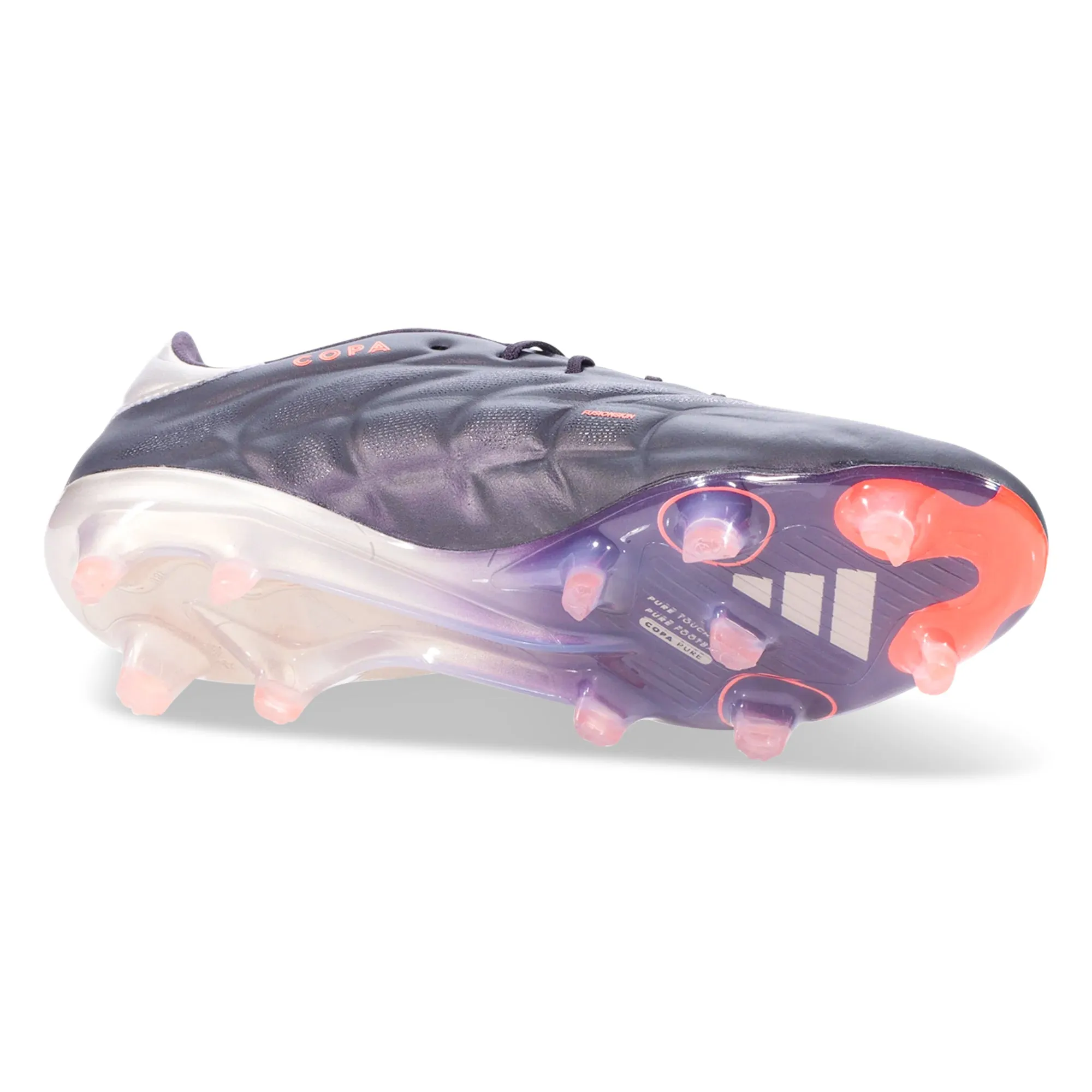 adidas Copa Pure 2 Elite FG Soccer Cleats (Platinum/Metallic/Turbo) Speed Track