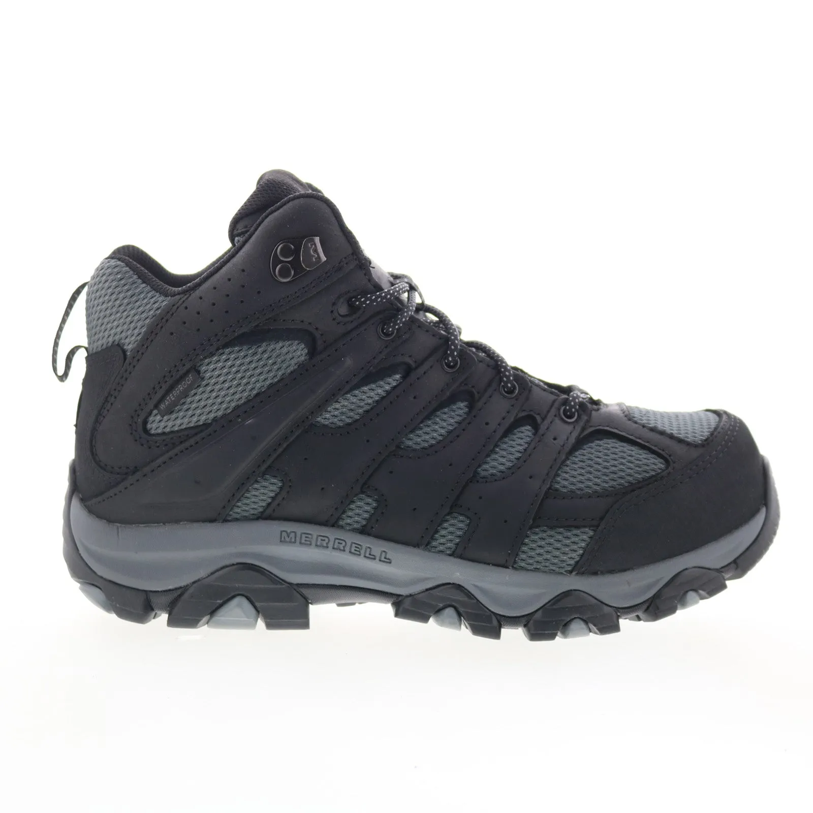 Merrell Moab Vertex 2 Mid Waterproof Carbon Fiber Mens Black Wide Work Boots Windproof Design Weekend Fit