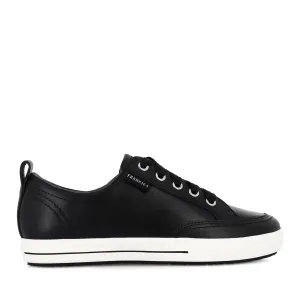 ELLIE V - BLACK LEATHER Maximum Cushioning