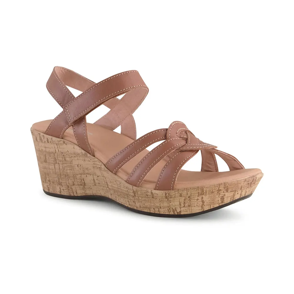 Padded Tongue Tropical Wedge Sandal (112113)