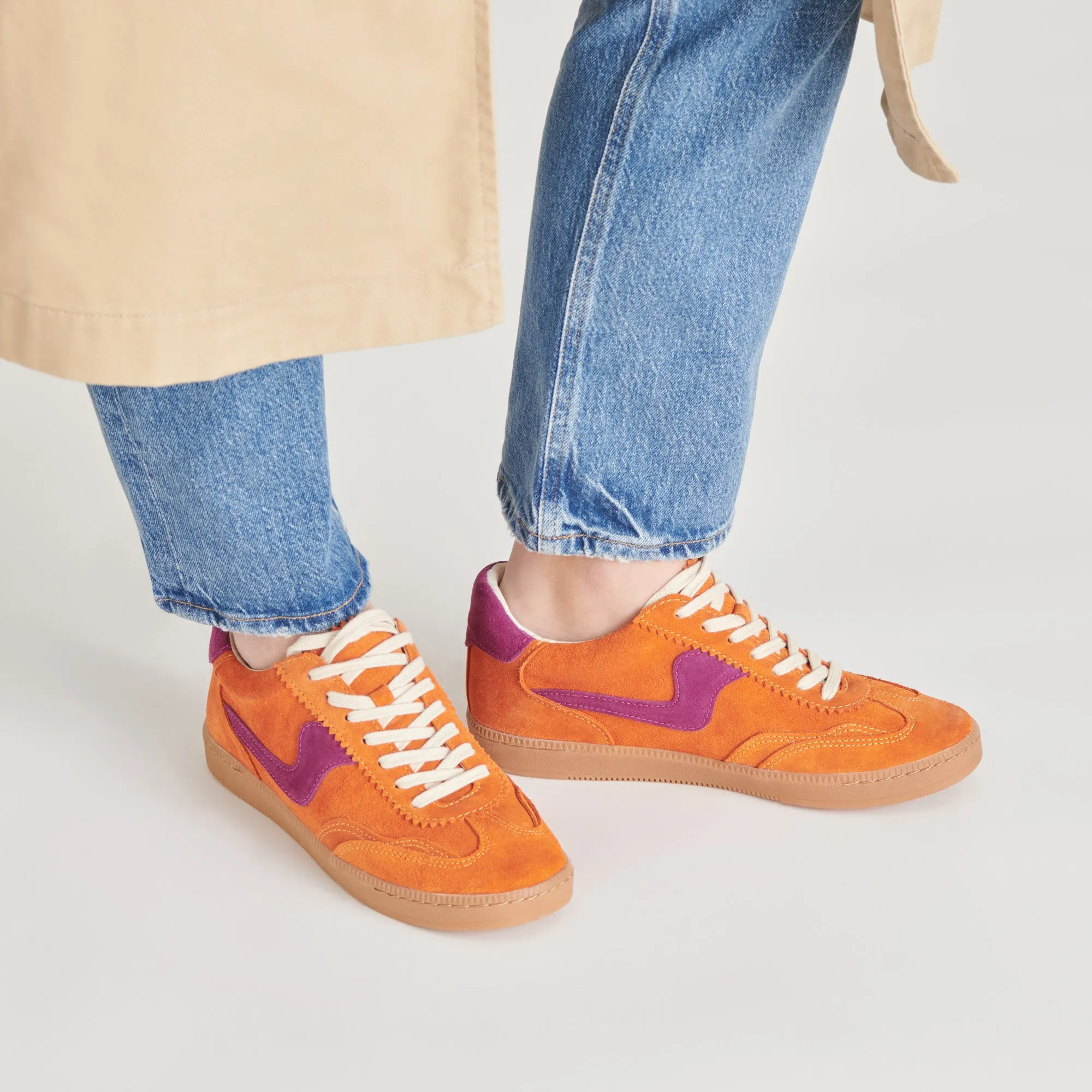 NOTICE SNEAKERS ORANGE MULTI SUEDE Soft Finish
