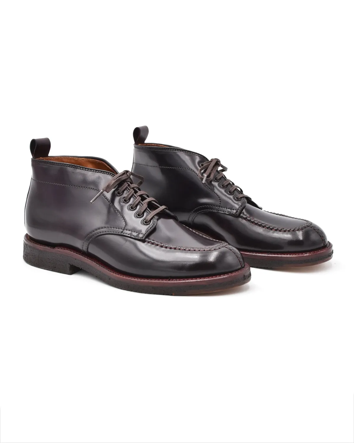 Alden 6-Eye Color #8 Cordovan Mini Tanker Boot New Drop