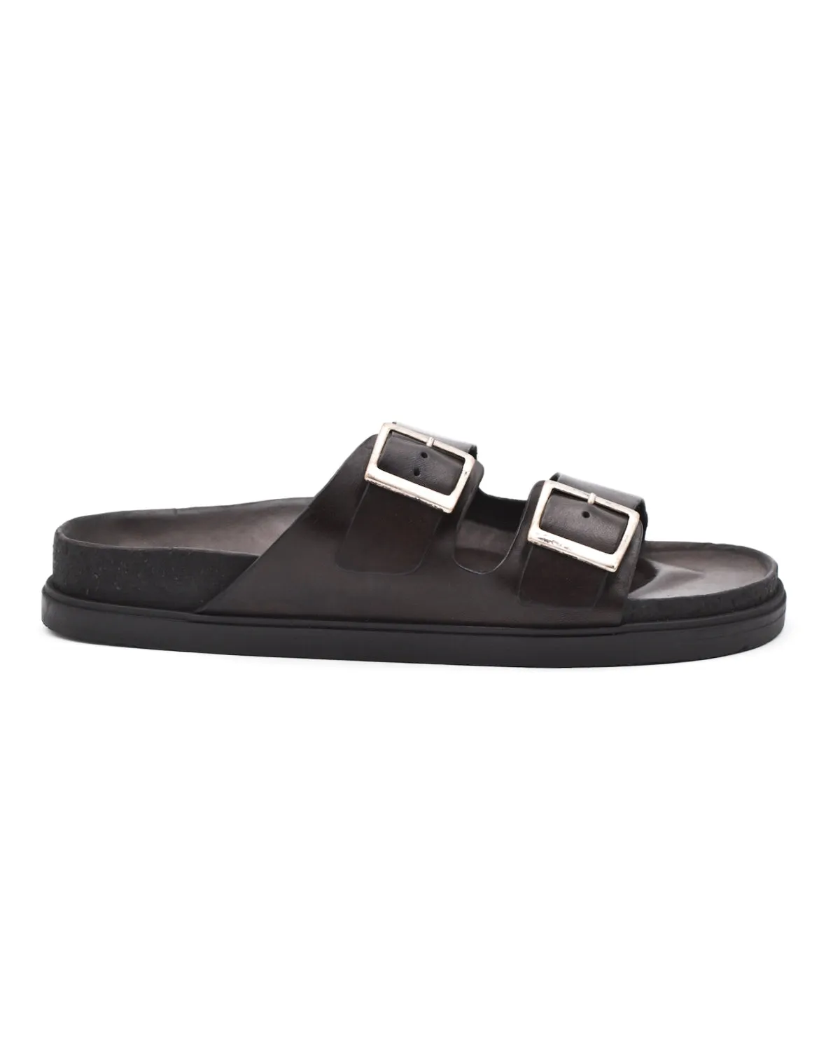 Brador Two Strap Sandal in Moro Flexible Design zipper