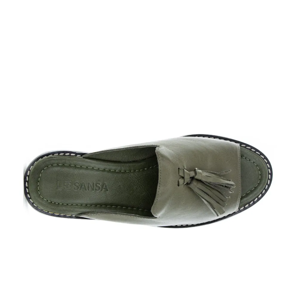 Footwear Comfort Effortless Travel Shoes LE SANSA LUXE OLIVE