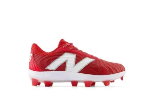 Urban Athletic Wear Flex New Balance Men's FuelCell 4040 V7 Molded Baseball Cleats - Team Red / White - PL4040R7