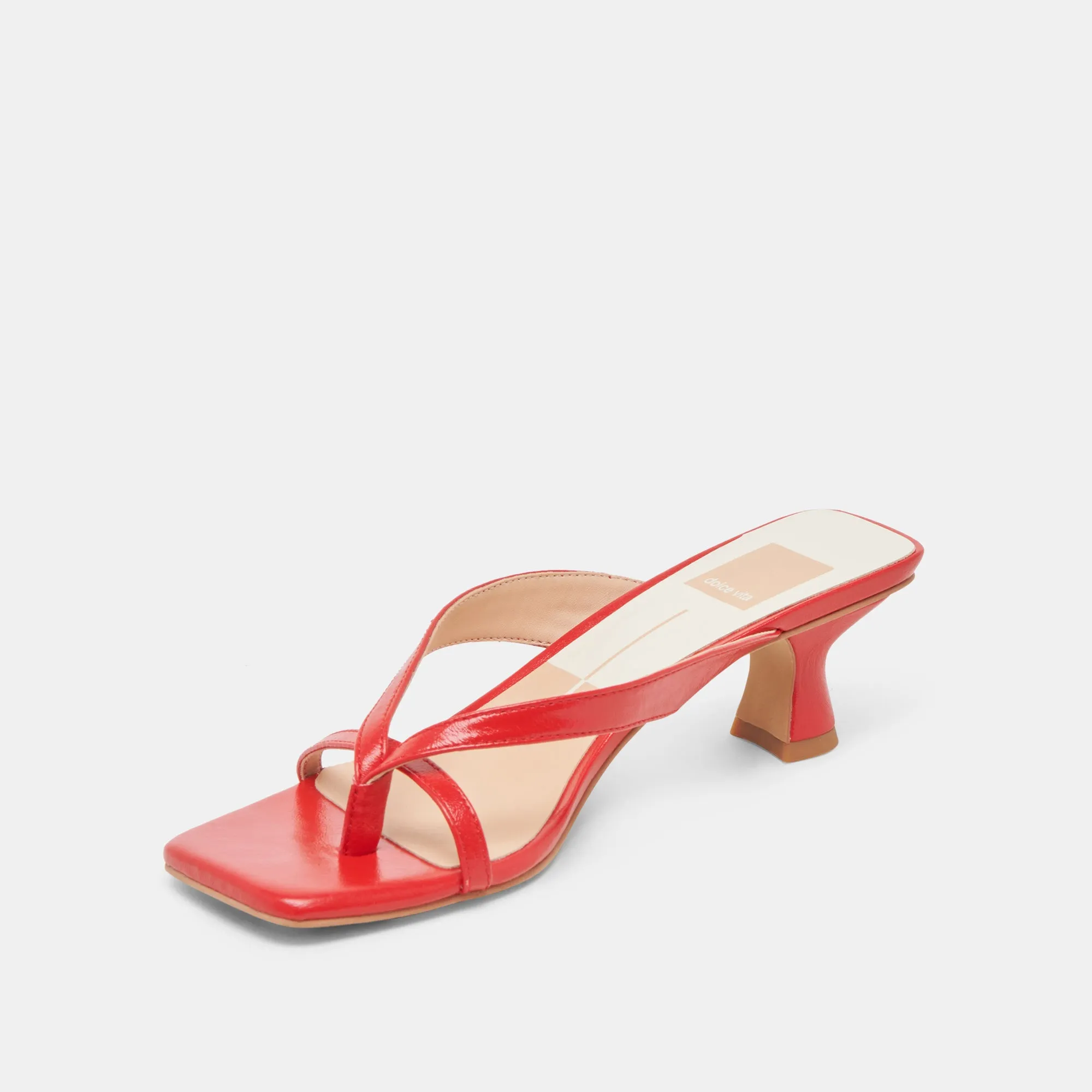 Sunny Walk BREVEL WIDE HEELS CHILI LEATHER