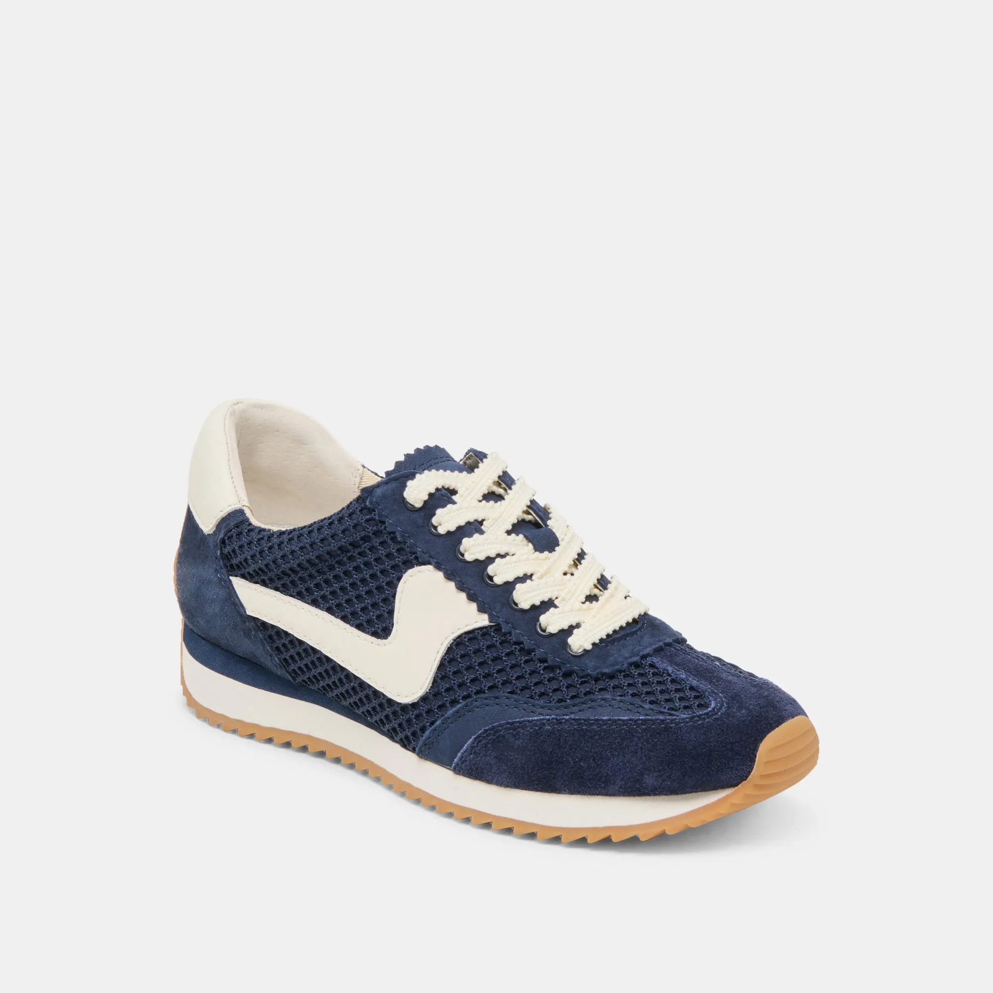 Structured chic B.NTCD MESH SNEAKERS NAVY WOVEN MESH