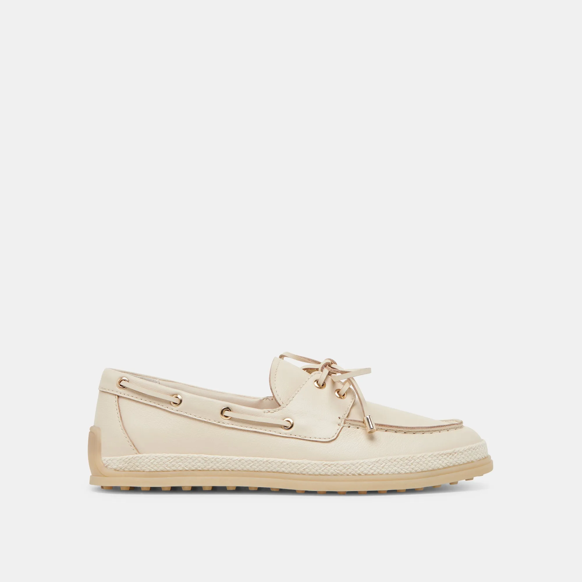 Workout Friendly Easy Grip DORIS LOAFERS BONE LEATHER