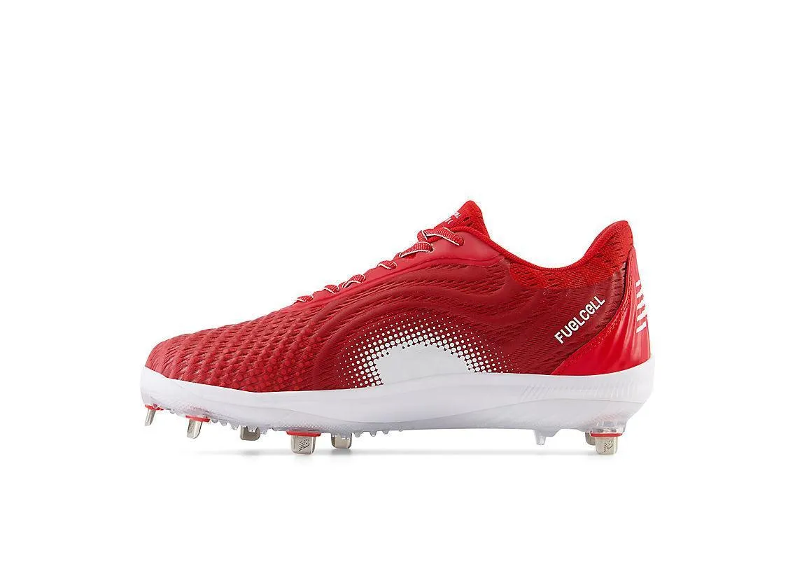 Urban Jungle New Balance Men's FuelCell 4040 V7 Metal Baseball Cleats - Team Red / White - L4040TR7