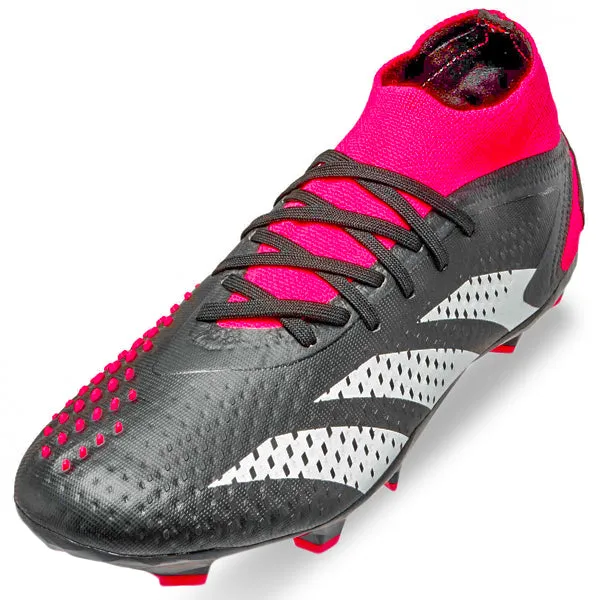 adidas Predator Accuracy.2 Firm Ground Soccer Cleats (Core Black/Shock Pink) Midfield Motion