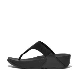 FitFlop LULU Shimmerlux Toe-Post Sandals Stage Pop Comfortable Insole