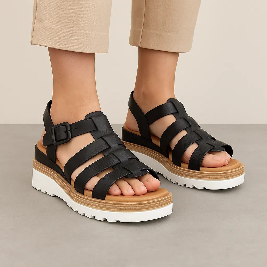 Open Form Beach Walk LE SANSA TOAST BLACK