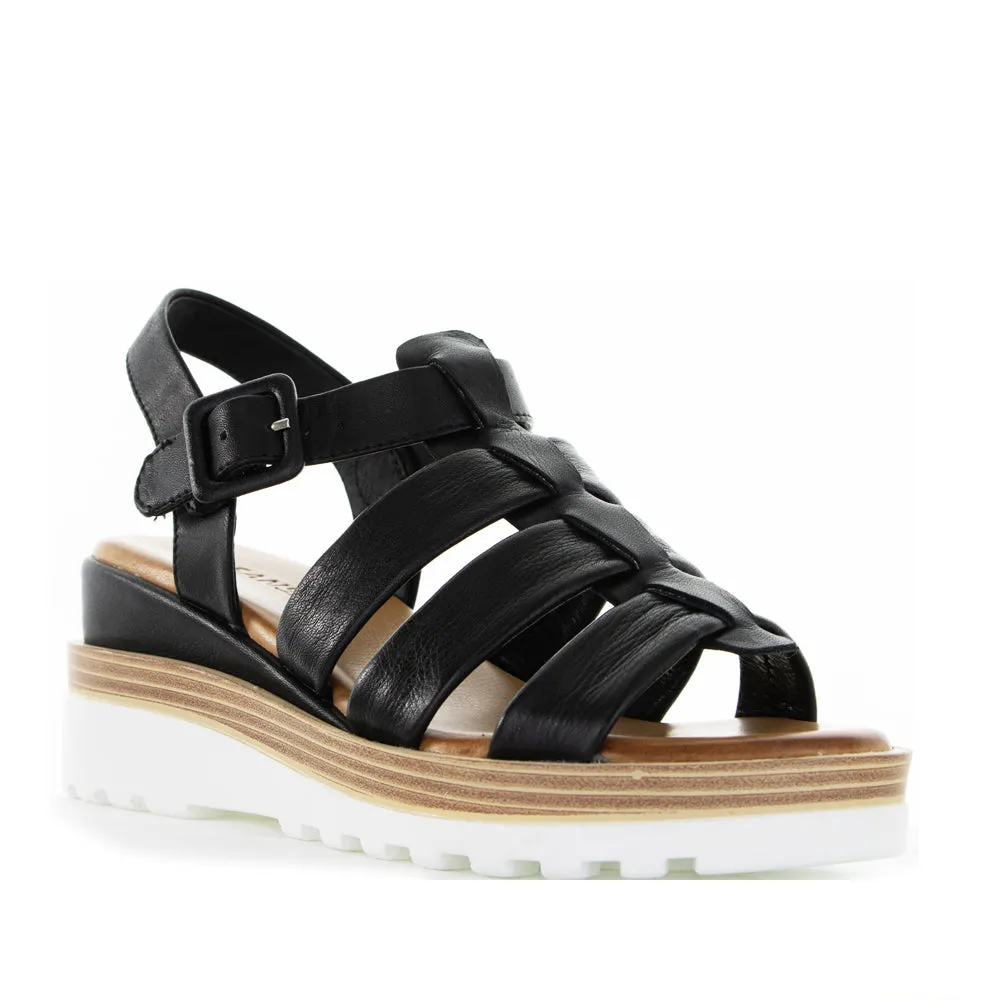 LE SANSA TOAST BLACK Summer Ready Shoes