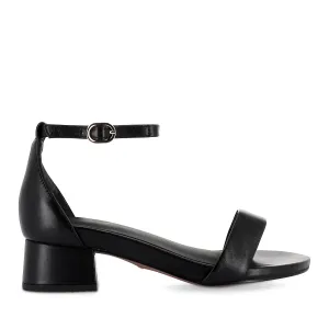 Padded Support Fashion-Forward Look WELLAR - BLACK LEATHER