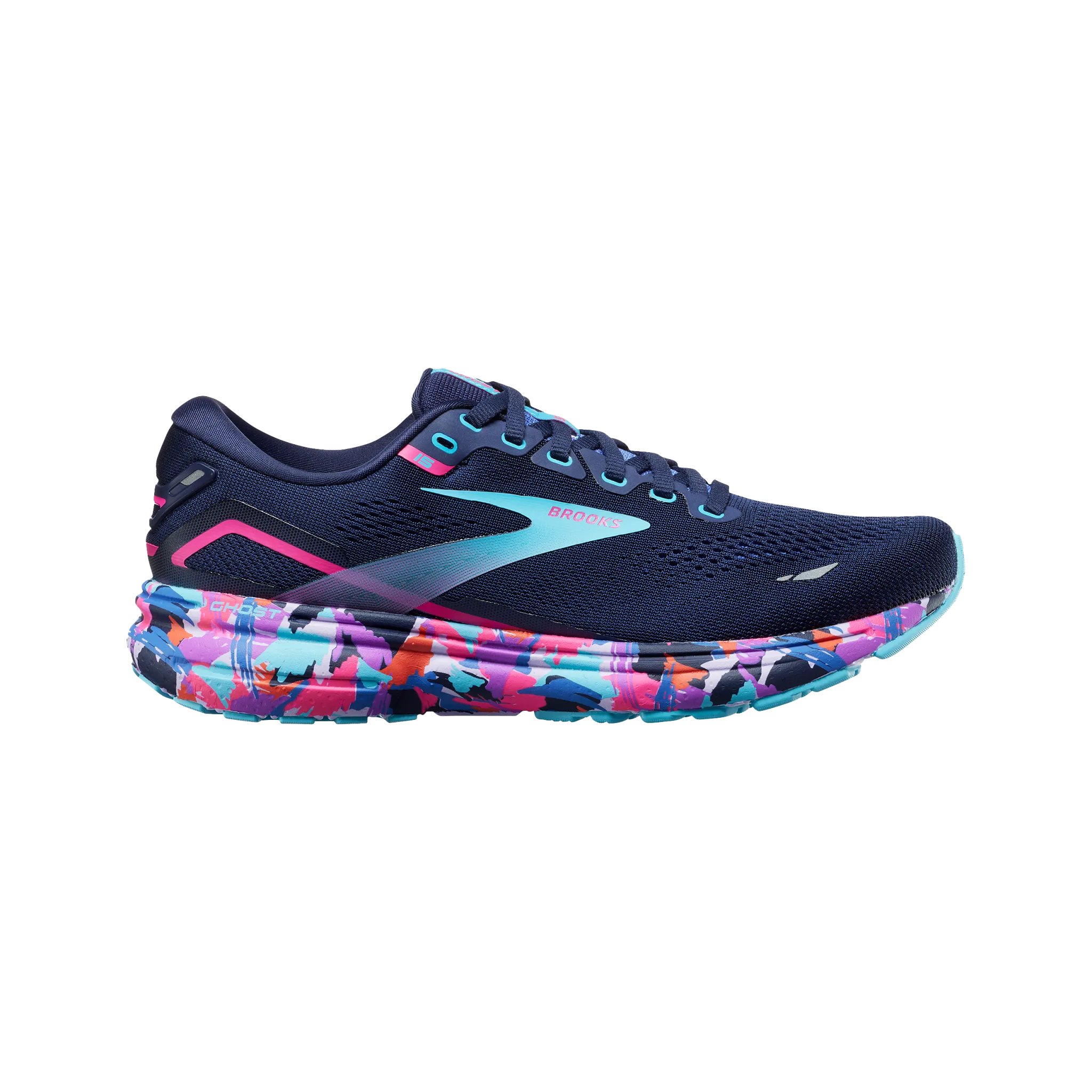Women's Ghost 15 Coordination off - road running shoe capability
