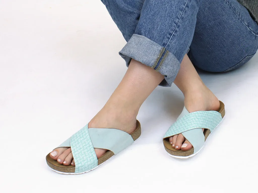 Stylish and Comfortable Cruise Wear Haflinger Sandals Mio Mint