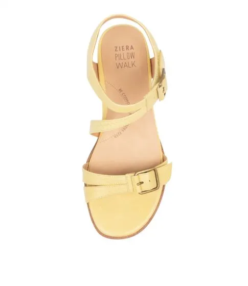 ZIERA TEXAS LEMON Soft Cushioned Footwear Comfy Strap